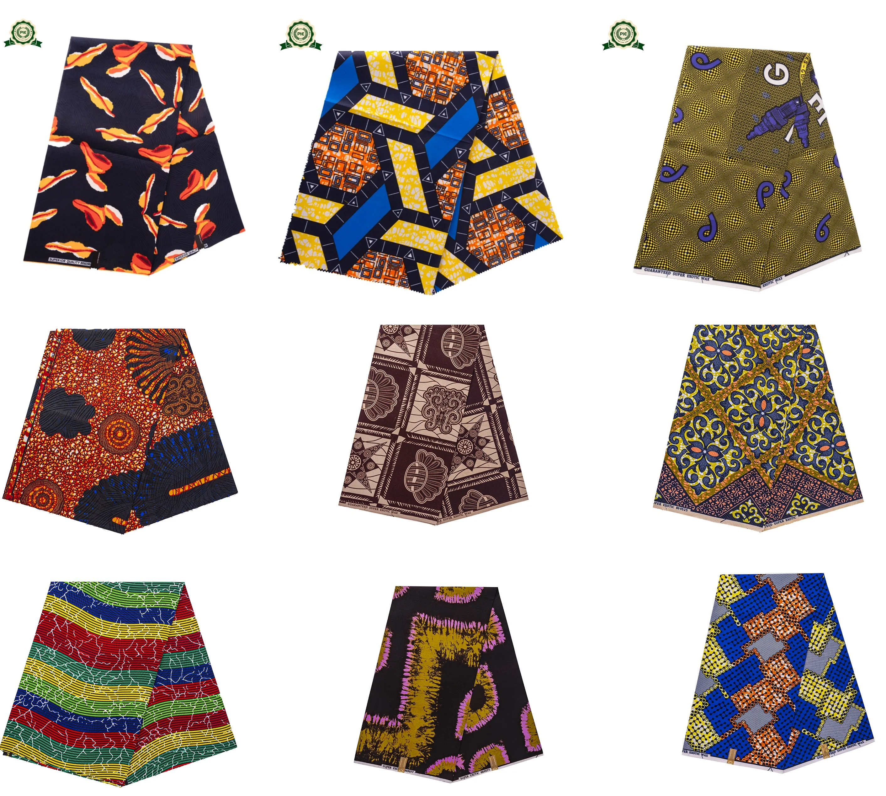 2021 Новое поступление, одежда в стиле листвы, платья, 100% хлопок, ткань с Африканским восковым принтом