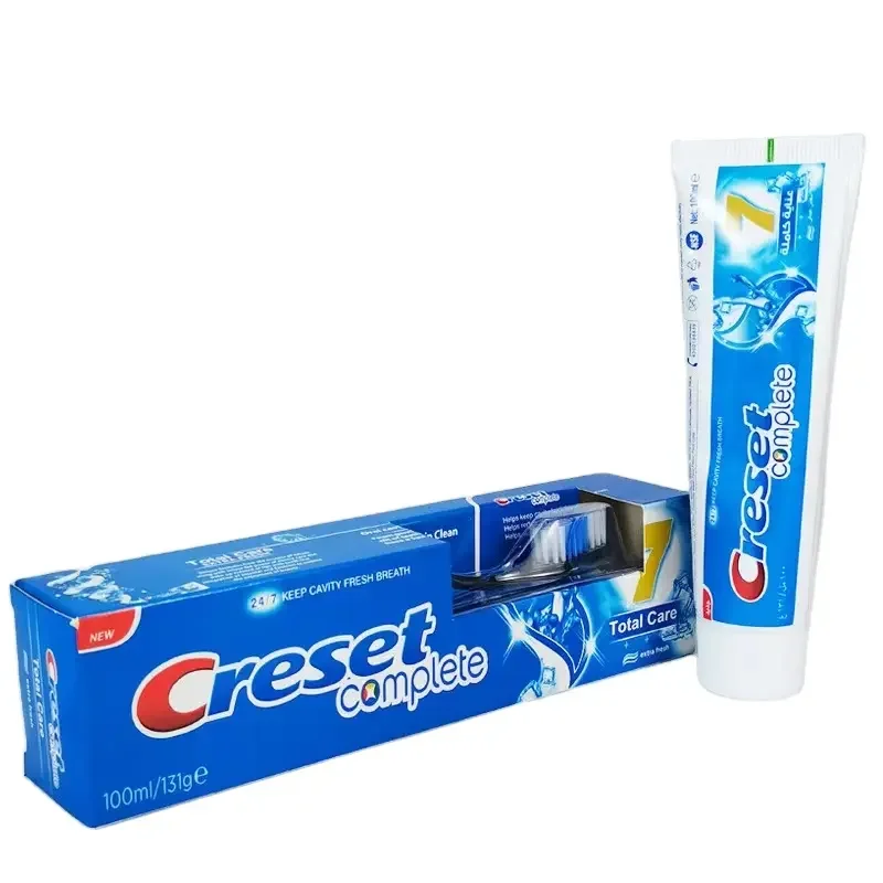 Hot selling fluoride toothpaste customized private brand white teeth whitening fresh breath mint toothpaste