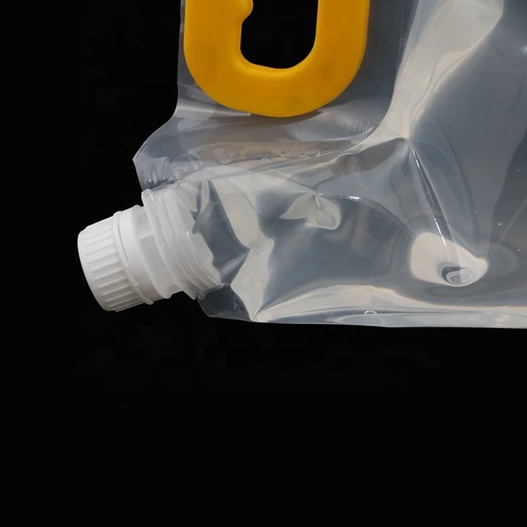 
Stand Up Pouch With Spout Filling Machine Foldable Drinking Water Bag 