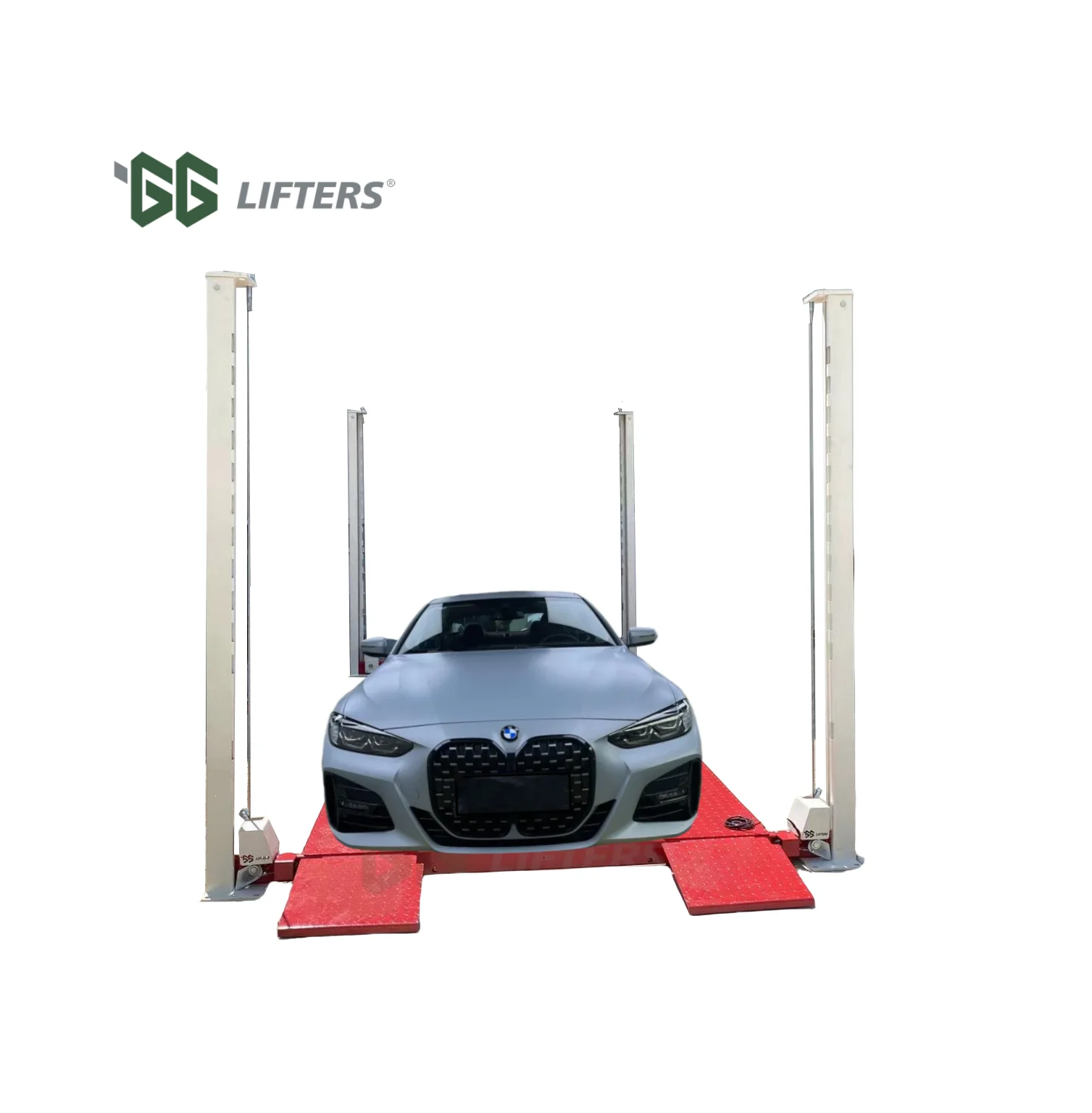 Hydraulic Drive 2700kg Automatic Lifting System Four-Post Vertical Car Parking Lift for Car Storage and Parking Lot Use