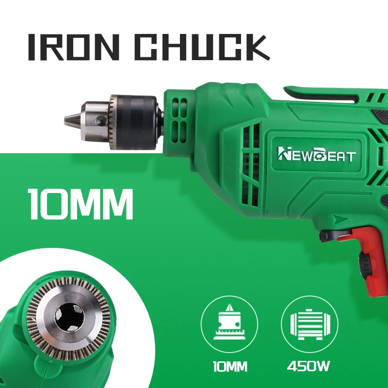 NewBeat Chinese Supplier 220V Mini Portable Power Drills Electrical Drill Machine Tools