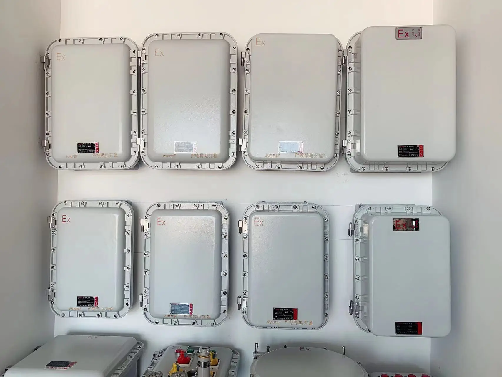 ATEX certificated electrical hazardous area IIB IIC explosion proof aluminum alloy enclosure junction box