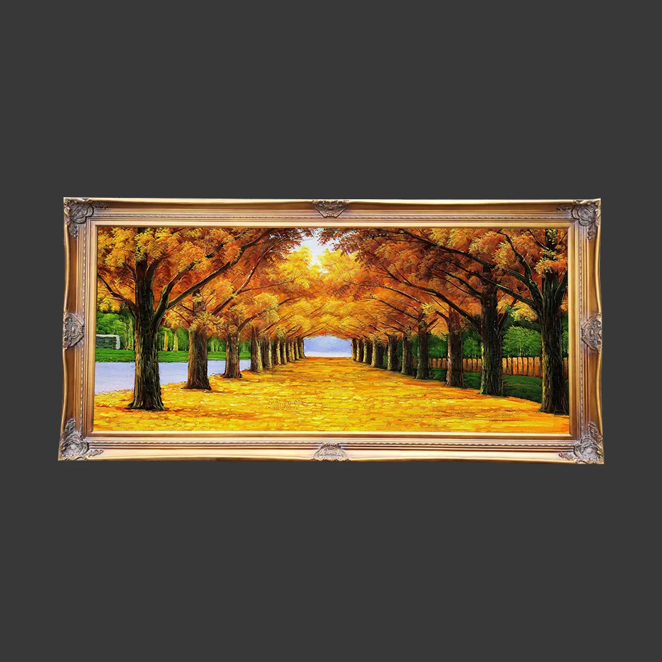 golden classical luxury wall picture photo frame blank canvas oil painting framed moulding for sale