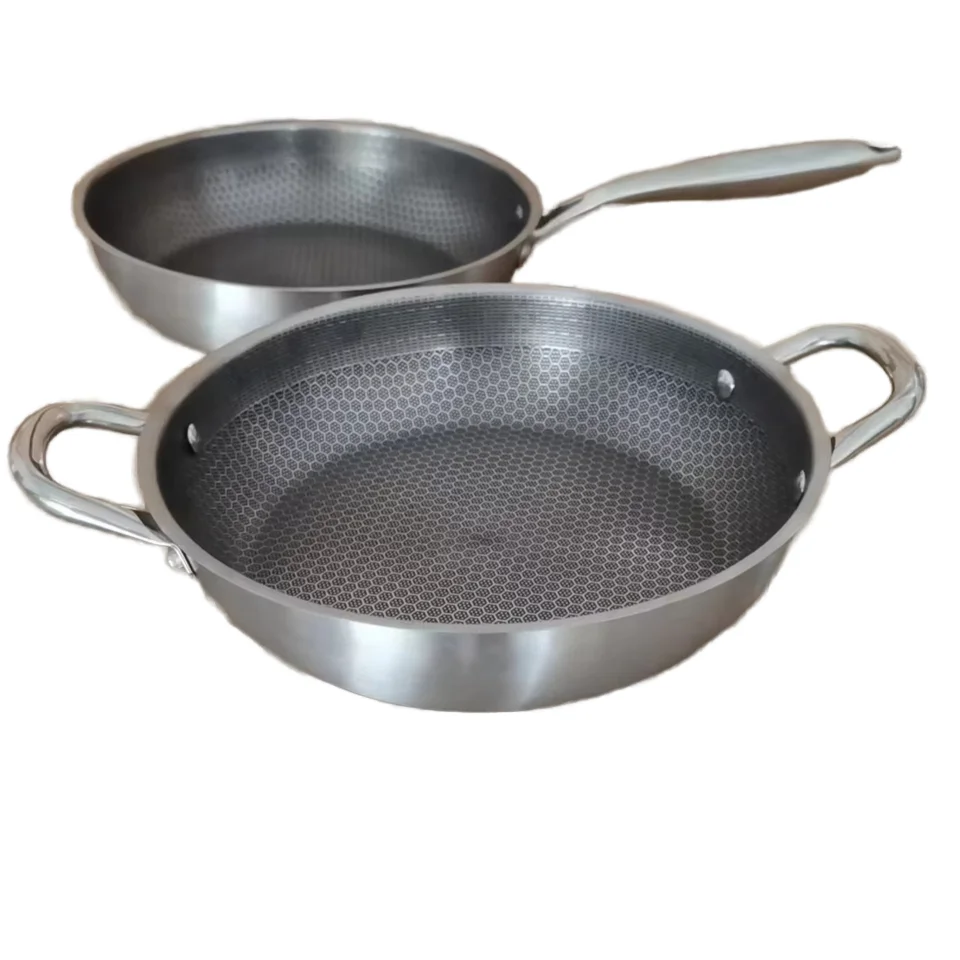 28 см антипригарная 316 из нержавеющей стали китайская кастрюля для вока с крышкой прочная Бытовая Посуда