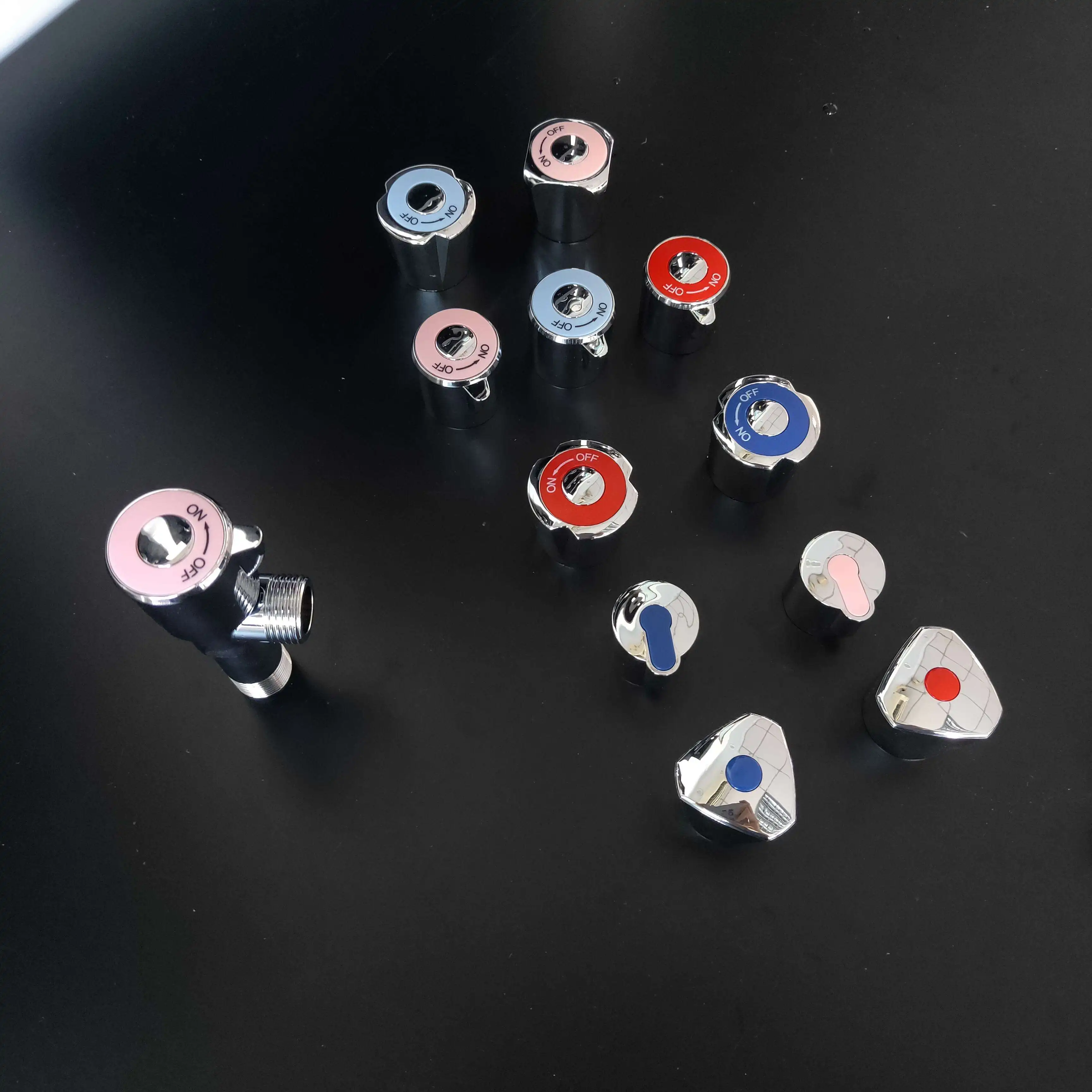 2023 Hot Sale Brass + Ceramic Toilet Kitchen Bathroom Accessories Triangle Angle Valve