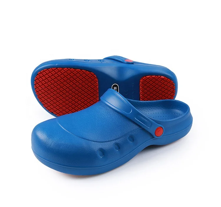 Factory Wholesale Unisex Food Industry Steel toe Waterproof Anti Slip Oil Proof Chef Shoes Hospital Nurse clog safety shoes