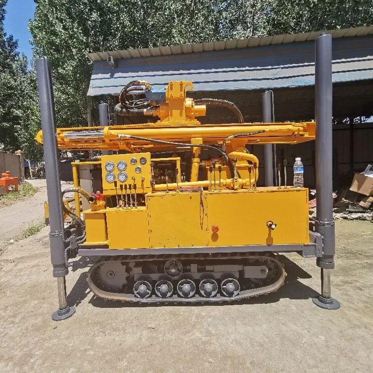 2023 100m 120m 160m crawler type deep well water well drilling rig water well drilling rig