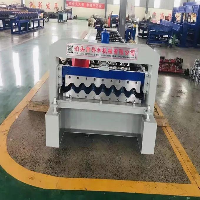 Building Material Aluminum Roof corrugated Tile Roll Forming Machine Hot Sale