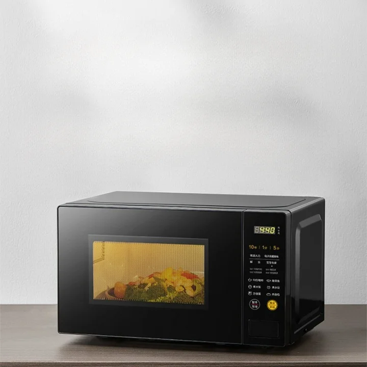 Hot sale turntable heating microwave oven one-button defrosting 700W smart menu microwave oven