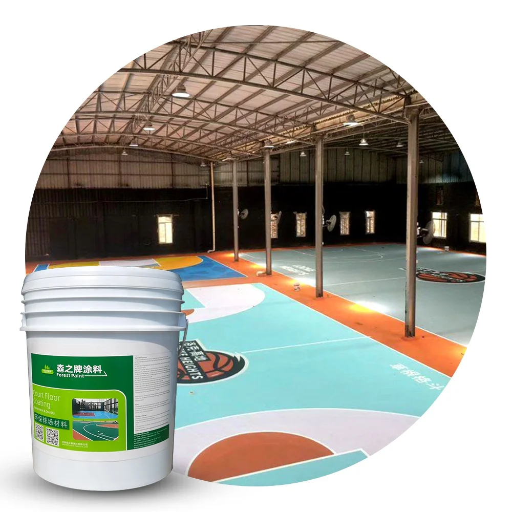 Настраиваемый размер баскетбольной площадки спортивный пол краска с