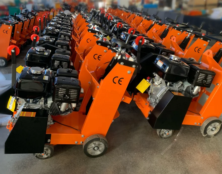 186F Diesel Road Concrete Cutter with 175mm Cutting Depth