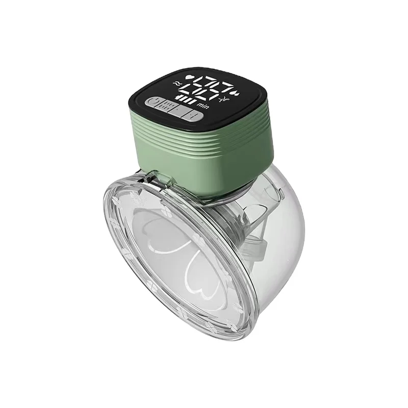 Customize New Design BPA Free With LCD Display Silicone Portable Wireless Electric Wearable Breast Pump