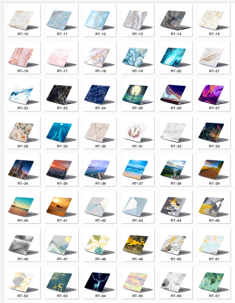 New Clear Plastic Case Custom Laptop Case pu Silicone Computer Protector