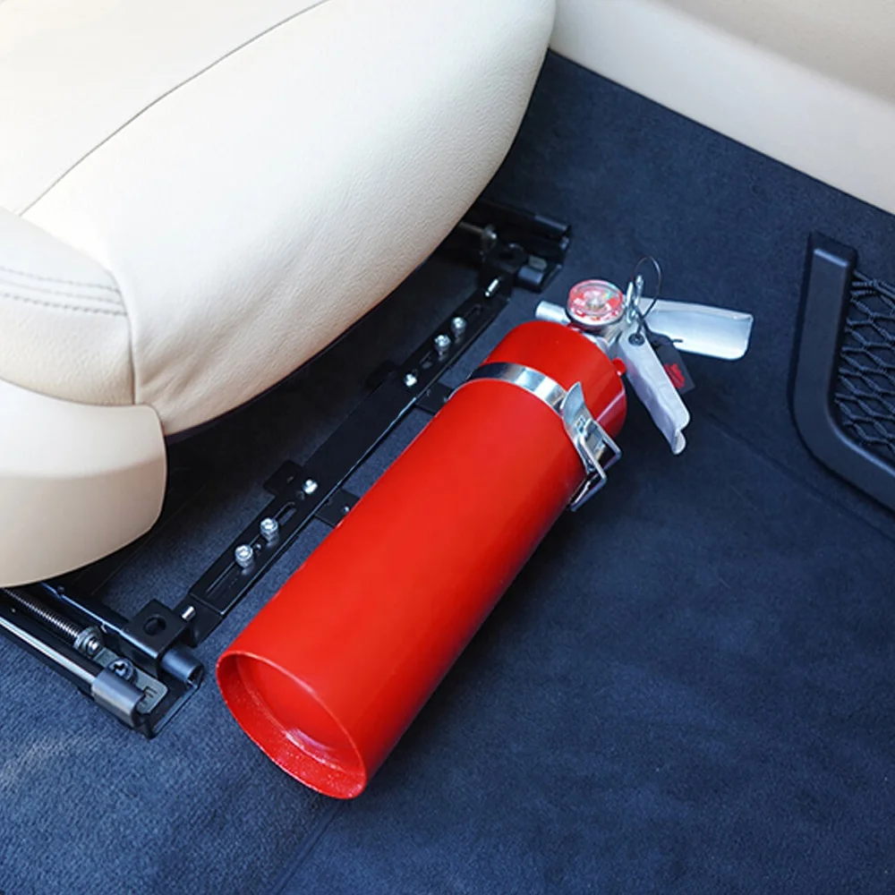 High Quality Customized Stamping Black Powder Coating Metal Car Fire Extinguisher Bracket