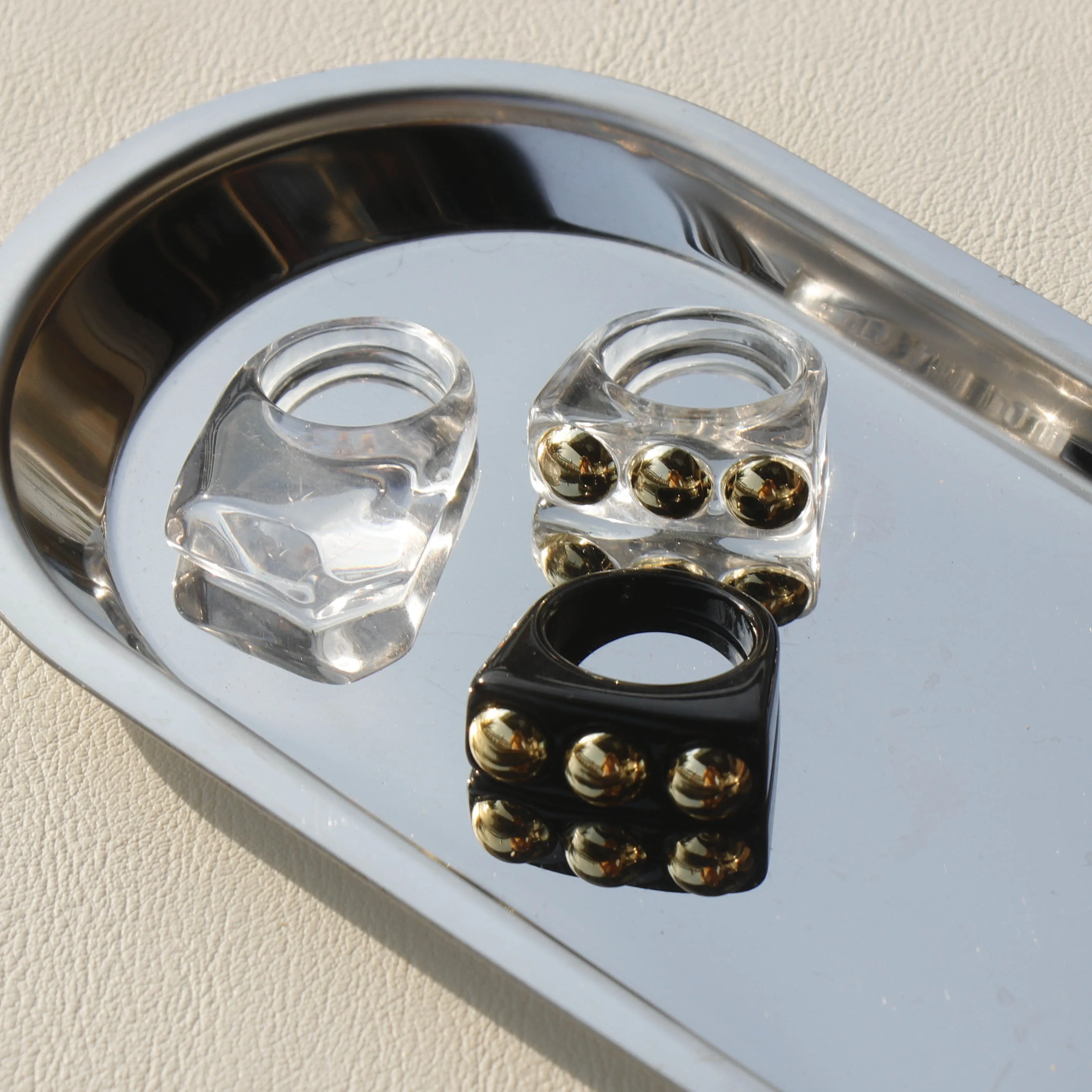 JUHU 2021 Instagram модное акриловое кольцо для женщин простое поп-арт красочное кольцо из смолы ювелирные изделия оптом смолы акриловые поп-кольца