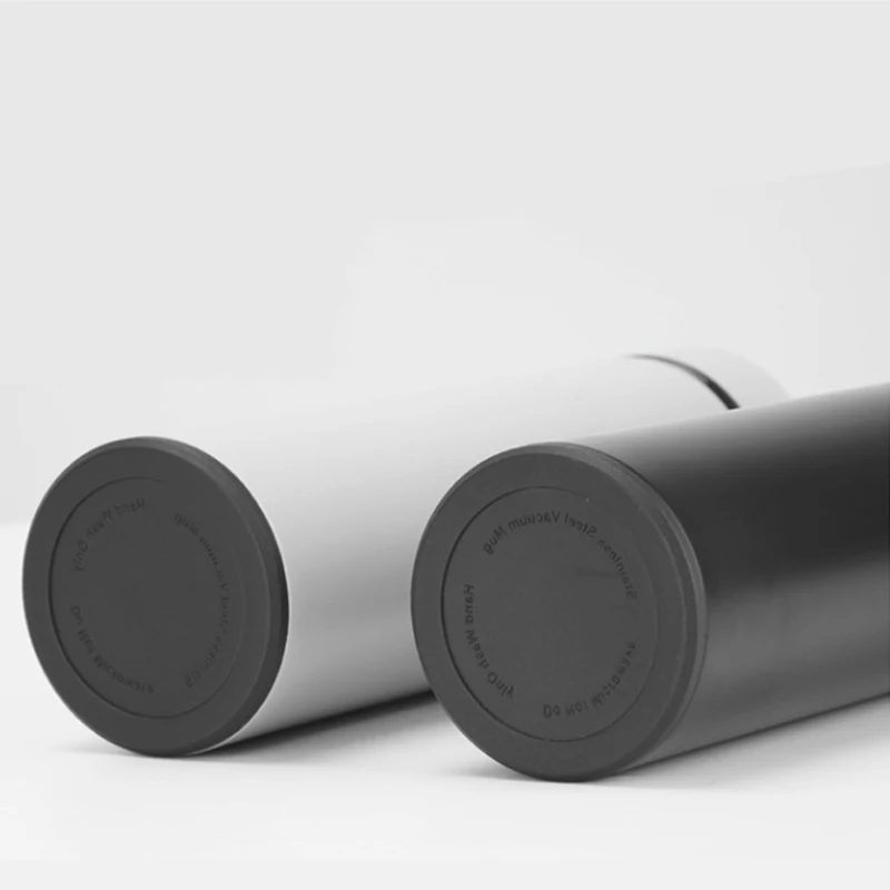 Оптовая продажа термоизоляционная чашка с логотипом под заказ металлическая многоразовая умная кружка электрическая бутылка