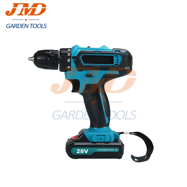28V Rechargeable Lithium Battery Power Screw drivers Lithium Electric Portable  Cordless Drill Electric Screwdriver Set