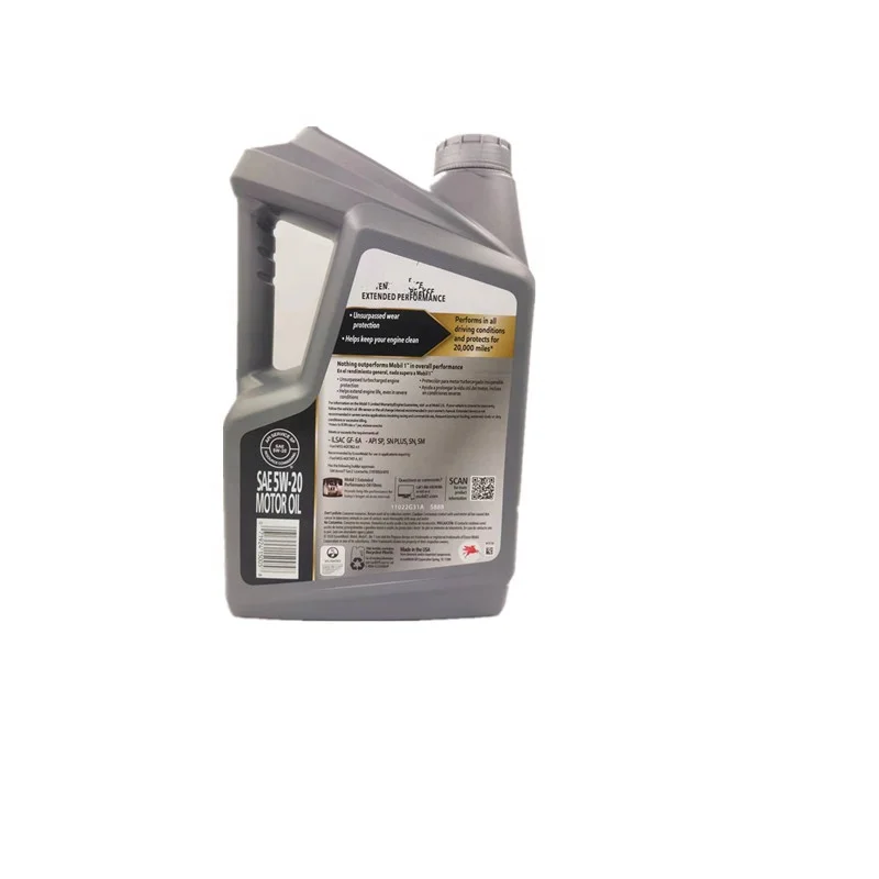 Mobil 1 oil SAE5W20 fully synthetic motor oil 4.73 -liter engine