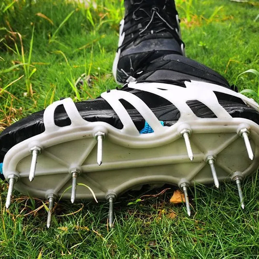 Best-selling Spikes Shoes Custom Logo Zapatos para aireadores de césped High Quality Loose Soil Lawn Aerator Shoes
