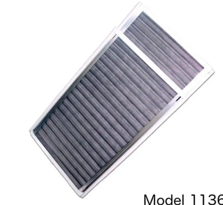 5.33cm/s air flow rate 0.3 micron PP HEPA coconut activated carbon filter material for window filter