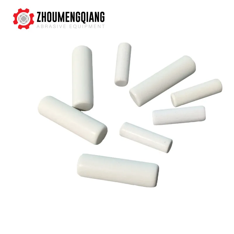 2024 New Customized Abrasive Grit Finishing Cylindrical Beads Ceramic Polishing Tumbling Ceramic Media