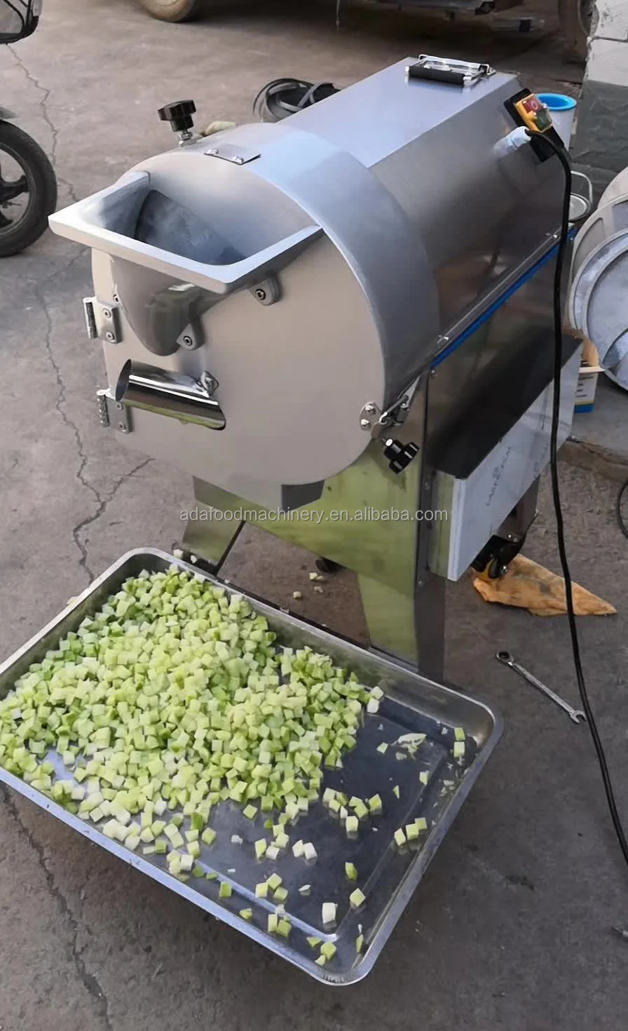 Ada Automatic Fruit Vegetable Cutting Dicing Slicing Machine Fruit Vegetable Cutter