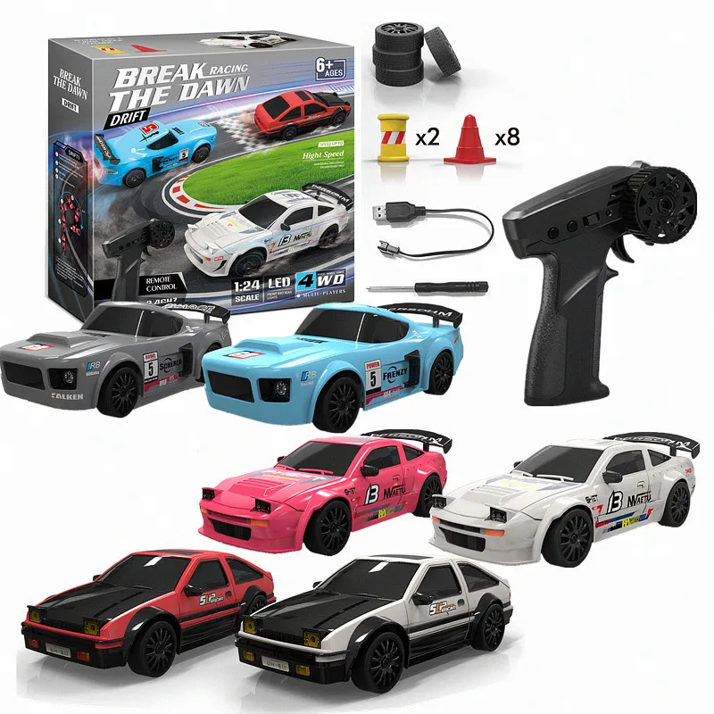HOSHI S811 S812 S813 4WD 1/24 Радиоуправляемый Дрифт-Автомобиль 2 4 г высокоскоростной пульт дистанционного управления для детей подарок рождественские игрушки