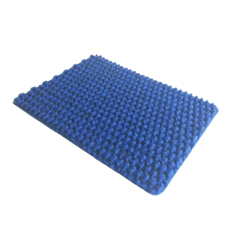 Non woven needle punched exhibition carpets with  Pineapple stripe surface