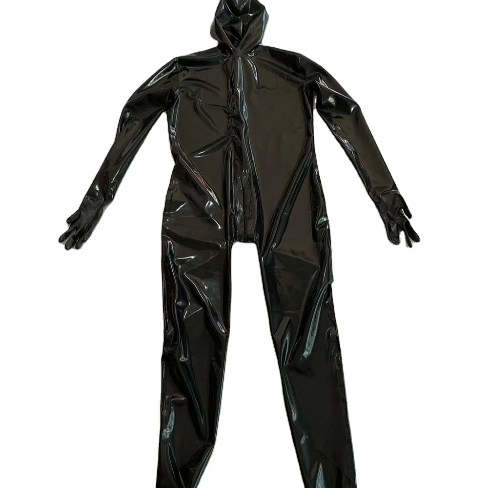 Hot Selling Latex Sexy Jumpsuits Men Dresses OEM Fancy Spandex Time Lead Support Feature Material Cosplay Factory Price
