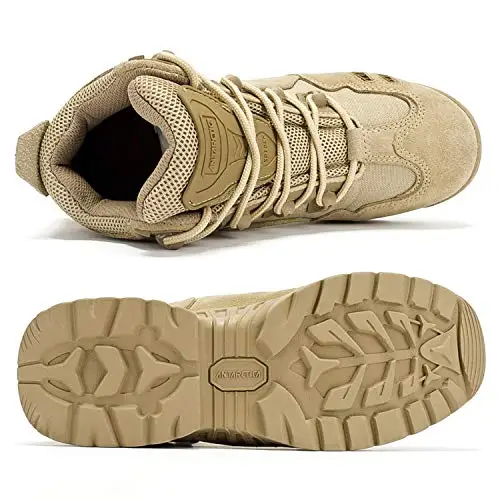 Мужские ботинки, армейские кожаные мужские уличные спортивные водонепроницаемые ботинки для скалолазания и охоты, военные тактические черные ботинки для мужчин