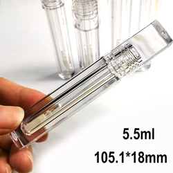 Wholesale High Quality Plastic Lip Gloss Containers Clear Round Lipgloss Tube