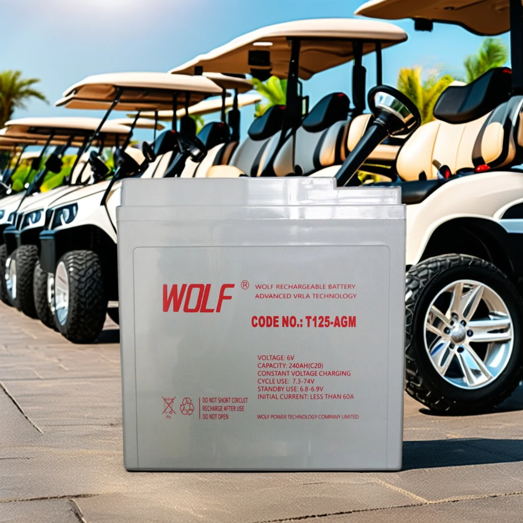 Trojan T125 6V 240ah Rechargeable Sealed Deep Cycle Battery Golf Cart Battery