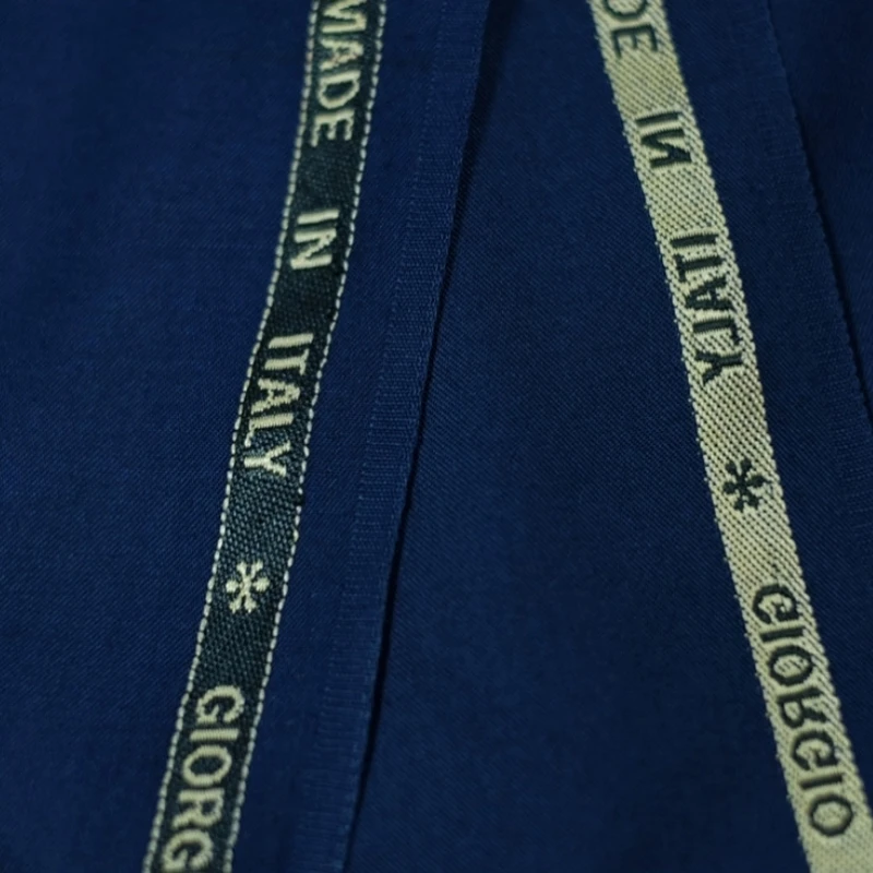 Popular products 2024 viscose nylon fabric woven tergal tr fabric with english selvage for man suit