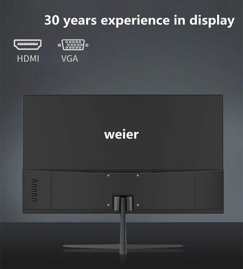Weier цены по прейскуранту завода-изготовителя 24 дюймовый дисплей Бескаркасный Fhd монитор настольный компьютер мониторы