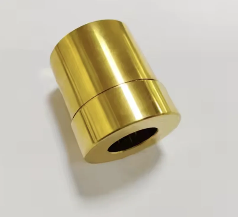 Ready to Ship 32mm Bore Linear Bushing Slide Bearing Bush Sleeve CNC Machined Brass Bushing Sintered Inner Brass