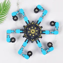 Funny Fidget Spinners Transformable Mechanical Fingertip Gyro Spinner Spinning Toy for Adults Kids Anxiety Stress Relief Toys