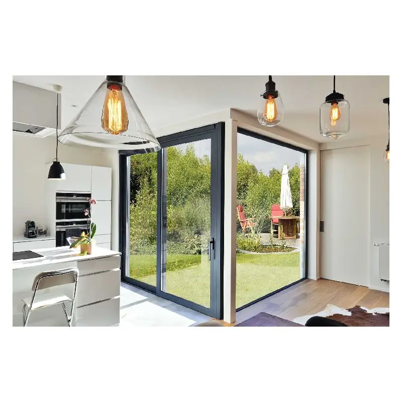 ACE Aluminum Profile Sliding Doors Bronze Aluminum Sliding Glass Doors Aluminum Profiles for Automatic Sliding Door