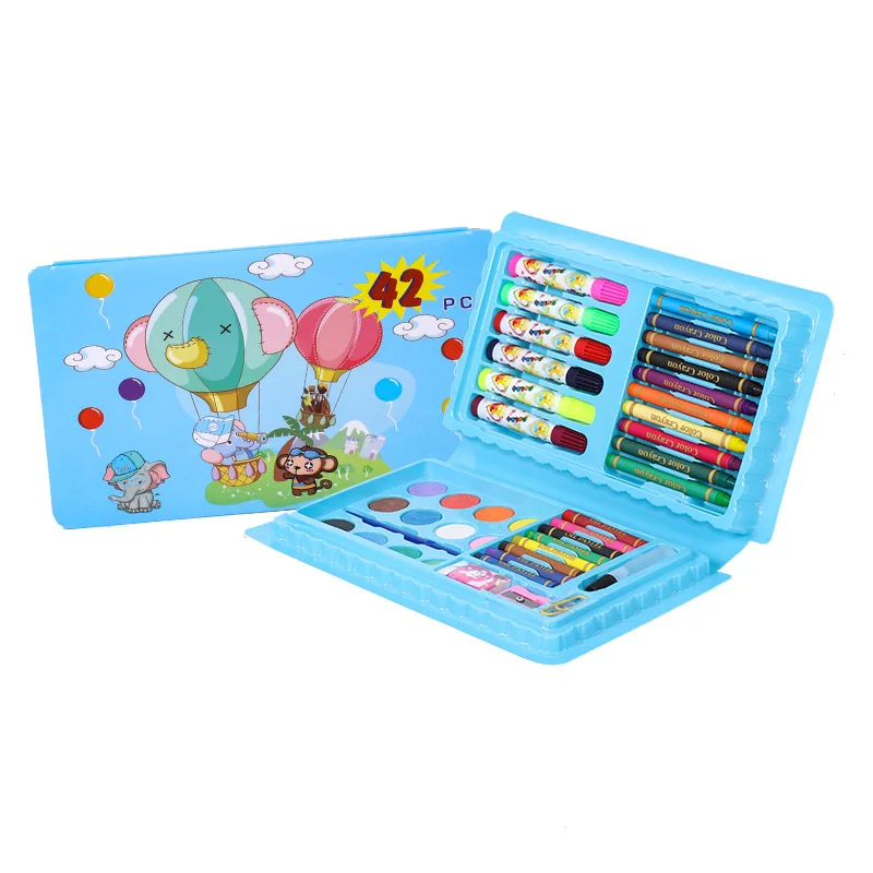 Bomeijia 2023 Art Supplies 42PCS Drawing Art Gifts Kit Set Case For Artists Beginners Kids High quality stationery set