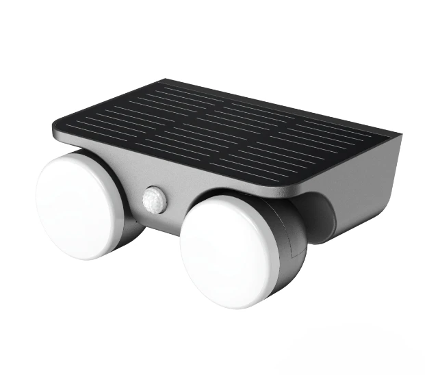 2024 New Arrivals 300 Lumen Outdoor Solar Sensing Wall Lamp LED Rechargeable Garden Light with 3 Modes