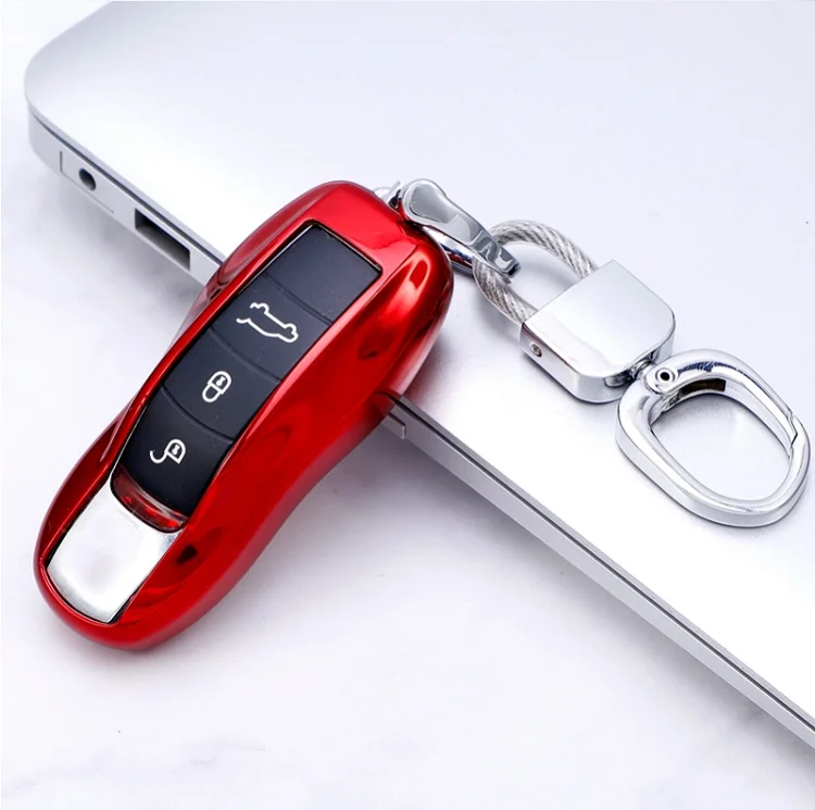 Hot Selling New Tpu Car Key Cover For Porsche Panamera Cayenne 958 Macan 718 911 Boxster Cayman Car-styling Car Key Case