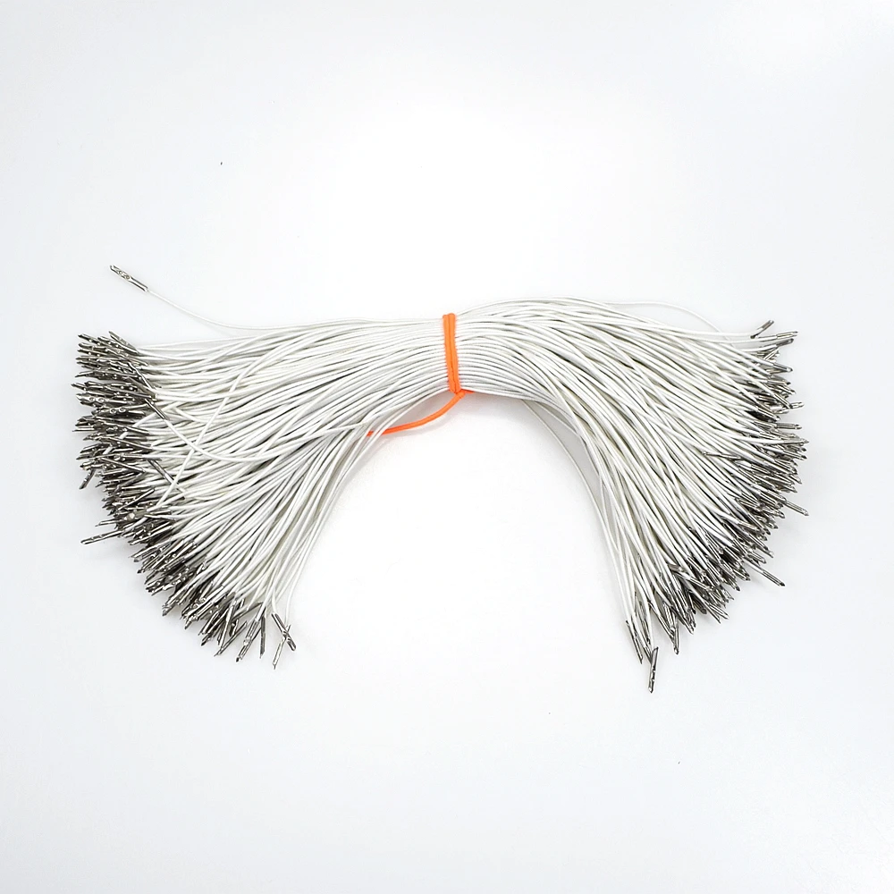 Customized Stretch Round String for Masks Hats Craft Making Elastic barbed cord with metal ends