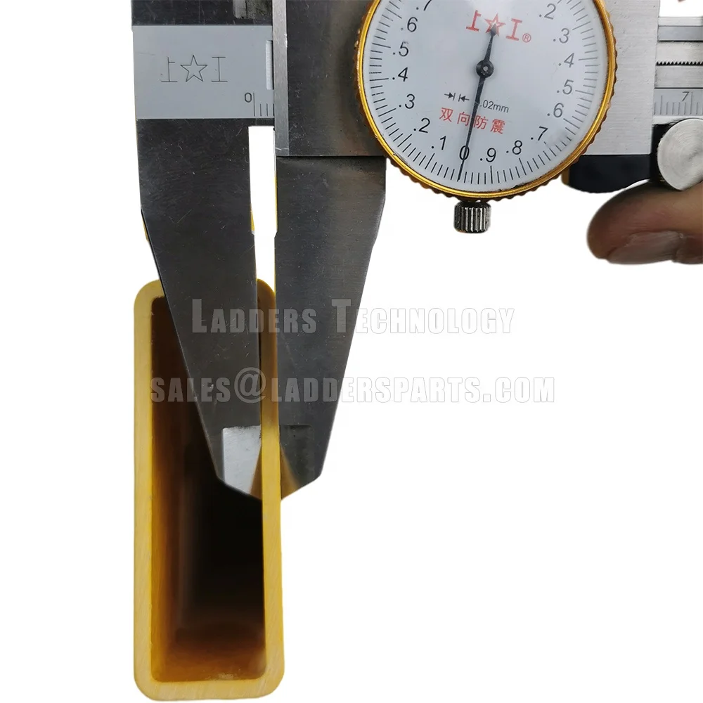 Fiberglass ladder accessories, side profile box channel 70x25x3 mm,  Full Set of the Raw Material