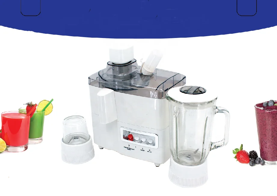 350W two speeds control 4 in 1 plastic body kitchen electric food processor