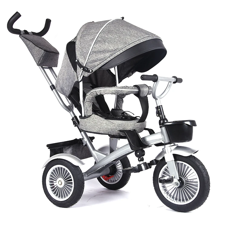 2021 Tricycle Hot Selling Popular Product Baby Bike Boys and Girls Tricycle Children Trike 4 in 1 Baby Tricycle Kids Ride on Car