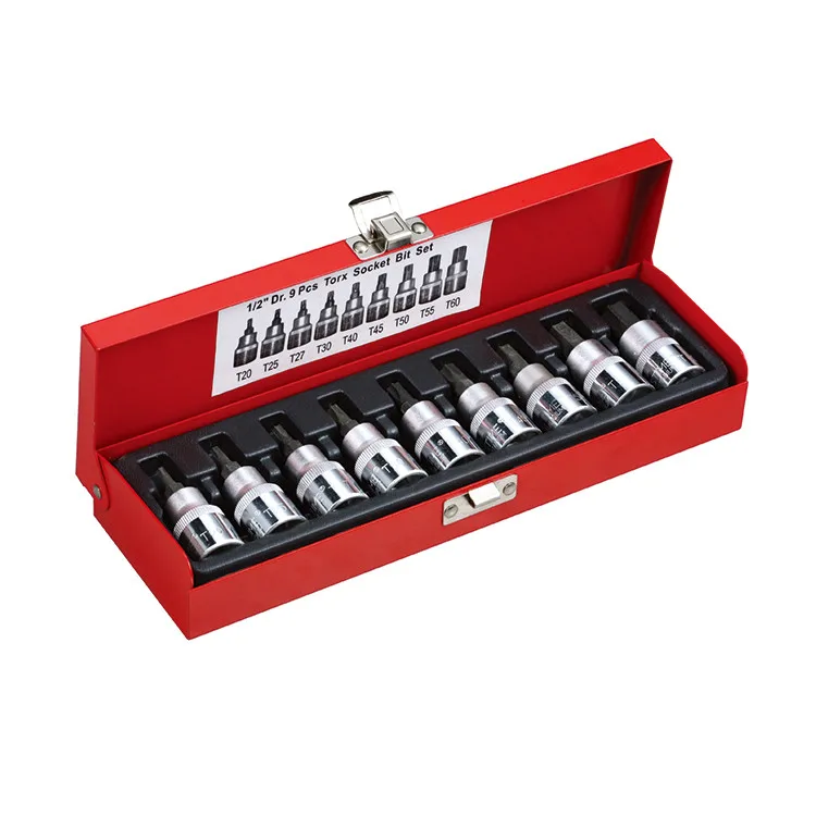 Набор торцевых головок Dr. Torx, 1/2 дюйма, от производителя Тайваня, 10 шт.