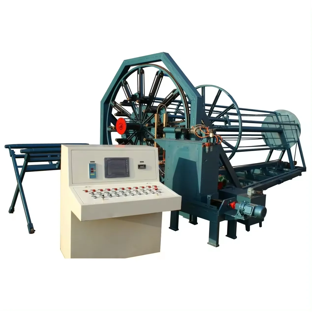 automatic steel mesh cage welding machine concrete pipe production line