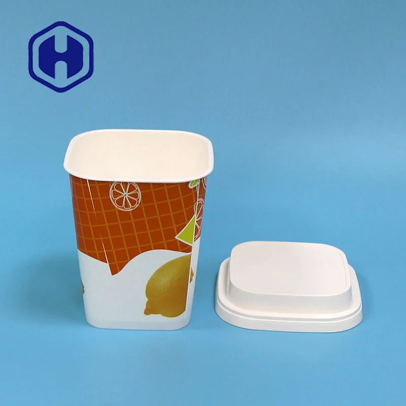 Wholesale disposable custom logo IML butter container plastic margarine packaging