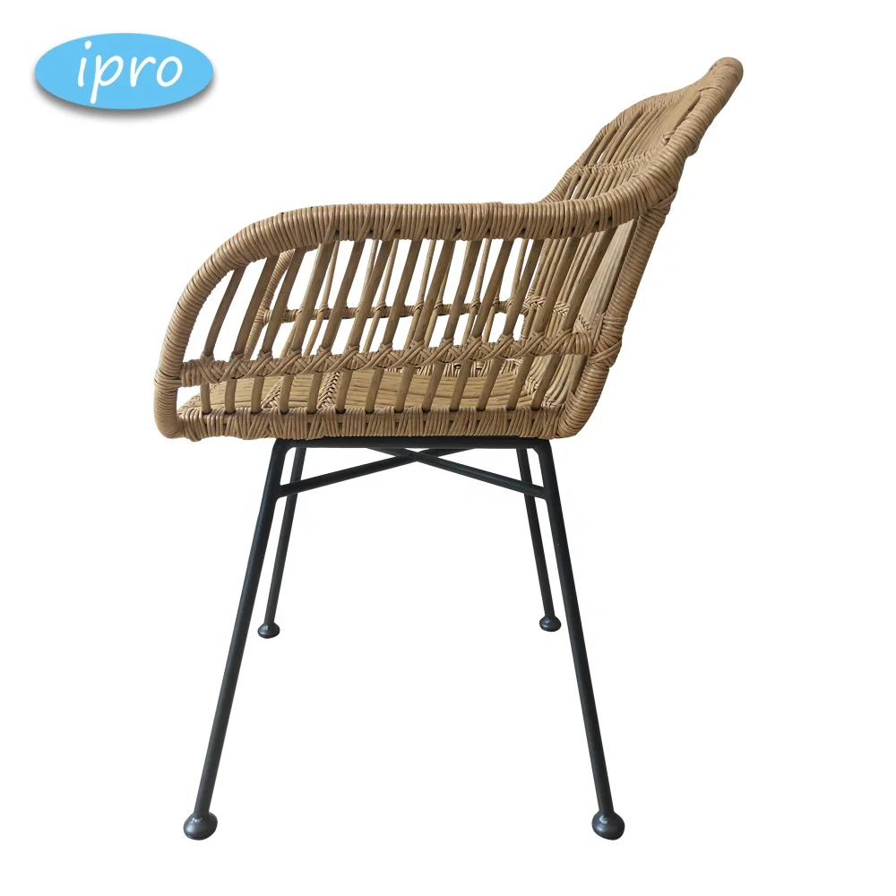 
2 pieces chairs and coffee table Leisure French Country Patio Wicker Dining Chair set 