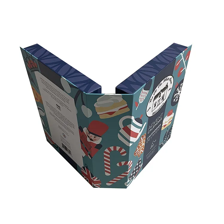 handmade cardboard empty advent calendar box