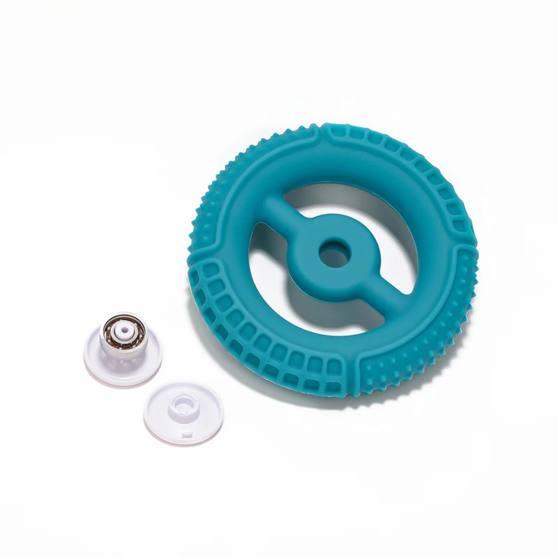 New Fluorescent Hand Grip Exerciser Strengthener Silicone Grip Ring Decompression Fidget Spinner Toys